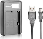 Neewer Micro USB Charger LP-E6 Battery Canon EOS