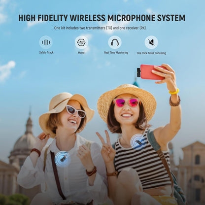 Neewer 21000072 Wireless Lavalier Microphone USB-C iPhone
