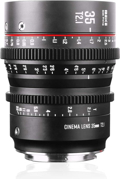 Meike 35mm T2.1 S35 EF Mount Cinema Lens