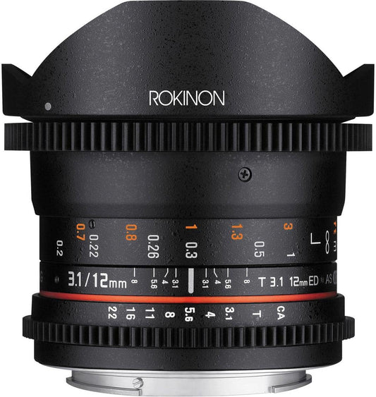 Rokinon DS12M-NEX 12mm T3.1 Cine Fisheye Sony E-Mount