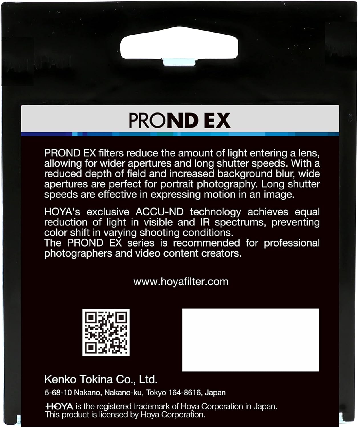 Hoya YYN3372 PRO ND-EX ND8 72mm Neutral Density Filter