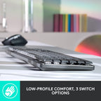 Logitech 920-010548 MX Mechanical Wireless Keyboard Linear