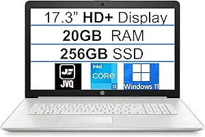HP Pavilion 17.3" HD+ Laptop, i3, 20GB RAM, 256GB SSD