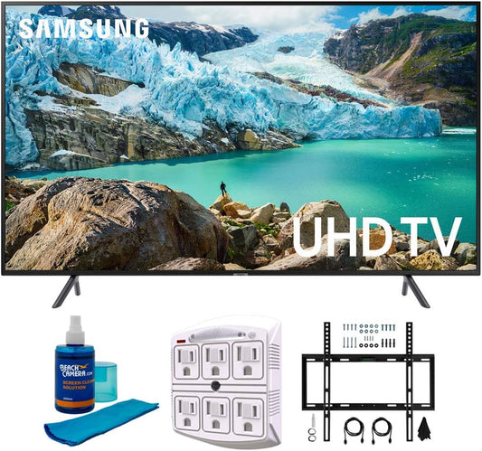 Samsung WD19 75" RU7100 4K UHD Smart TV Bundle