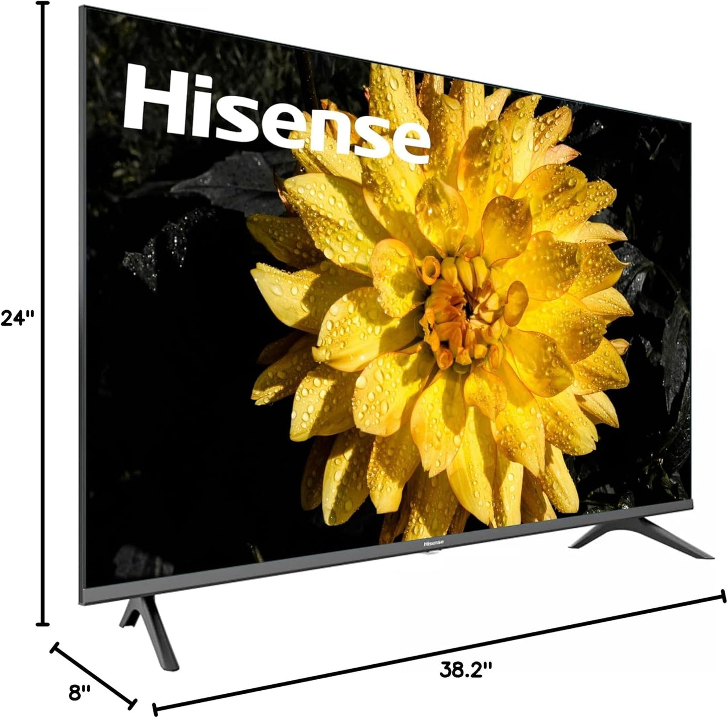 Hisense 43H4030F4 43-Inch 1080p FHD LED Smart TV Alexa Compatible (Renewed)