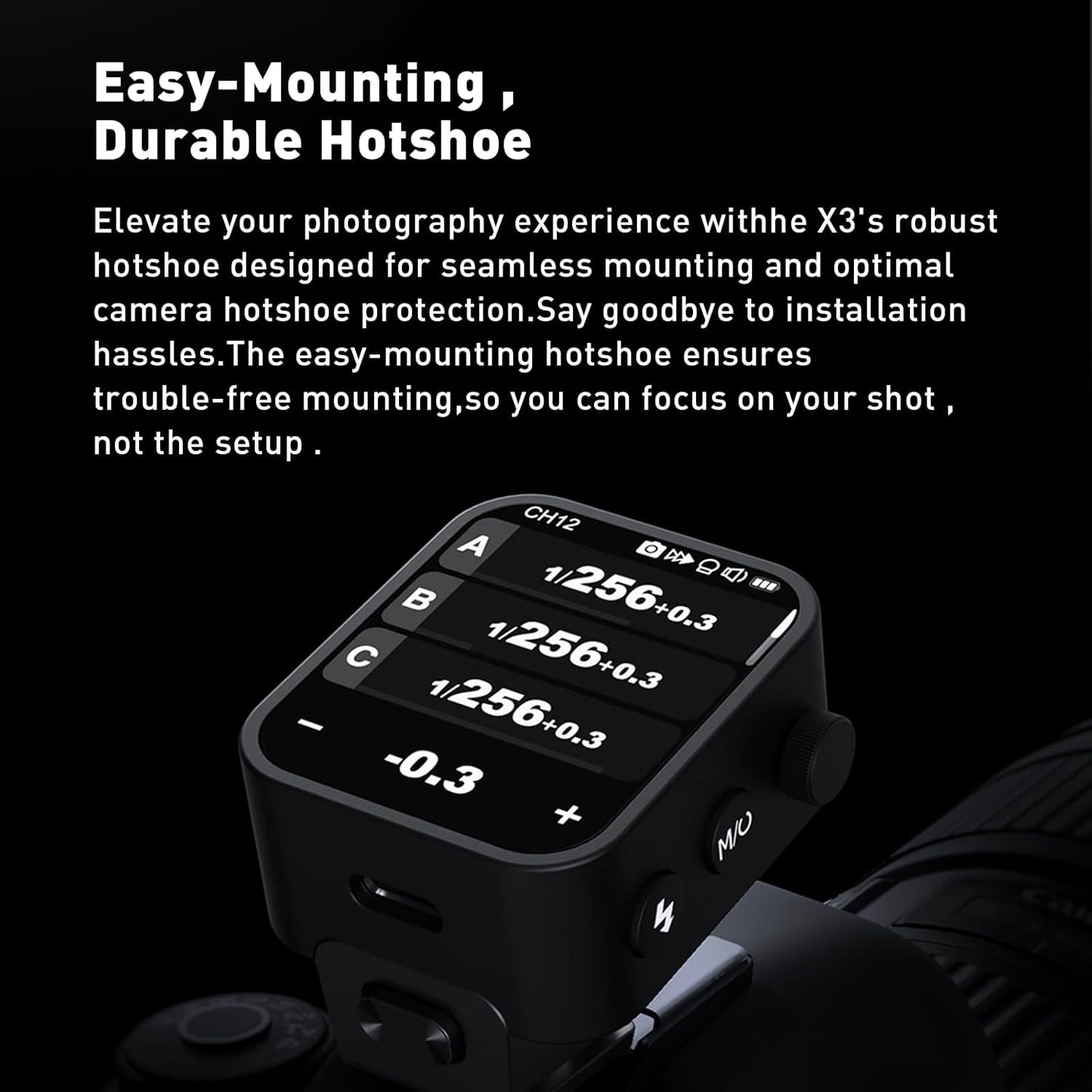Godox Trigger X3-C TTL Wireless Flash Trigger Canon