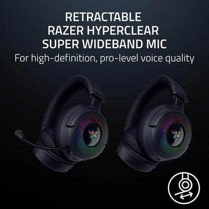 Razer Kraken V4 Wireless Gaming Headset RGB Mic Renewed