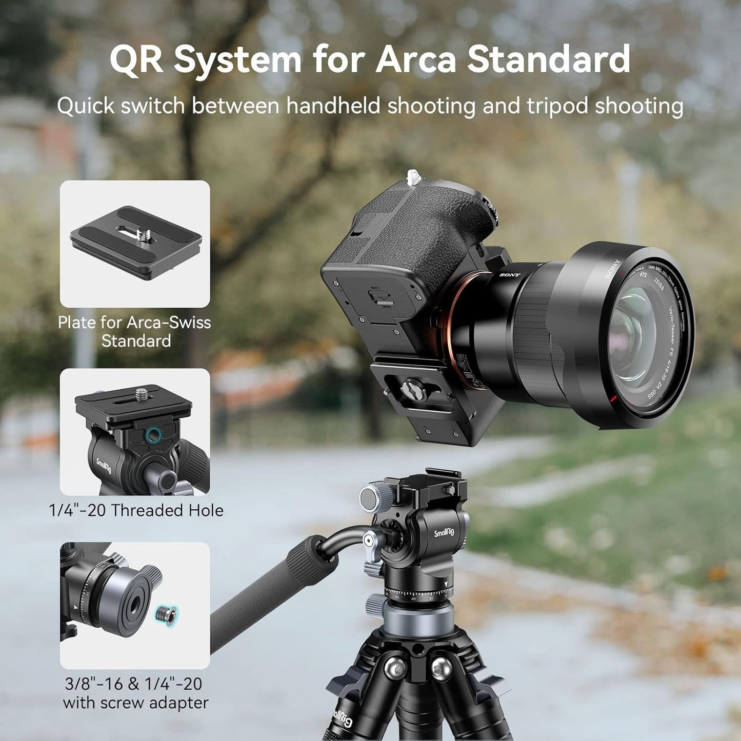 SmallRig CH 20 Fluid Video Head Leveling Base