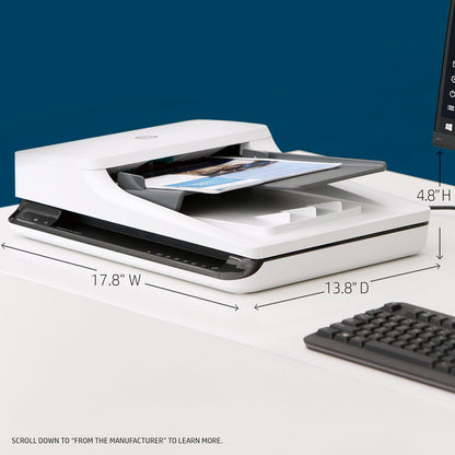 HP ScanJet Pro 2500 f1 Flatbed Scanner Renewed