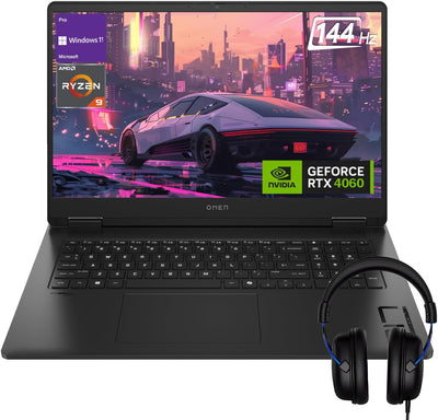 HP TPN-Q299 OMEN Pro RTX 4060 AI Gaming Laptop Bundle