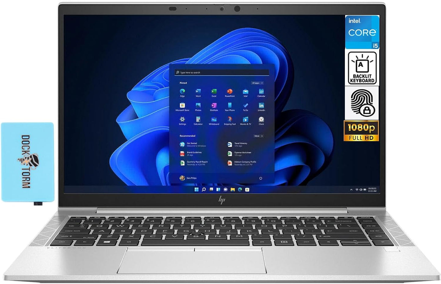 HP EliteBook 840 G8 Core i5 Business Laptop Dockztorm Bundle