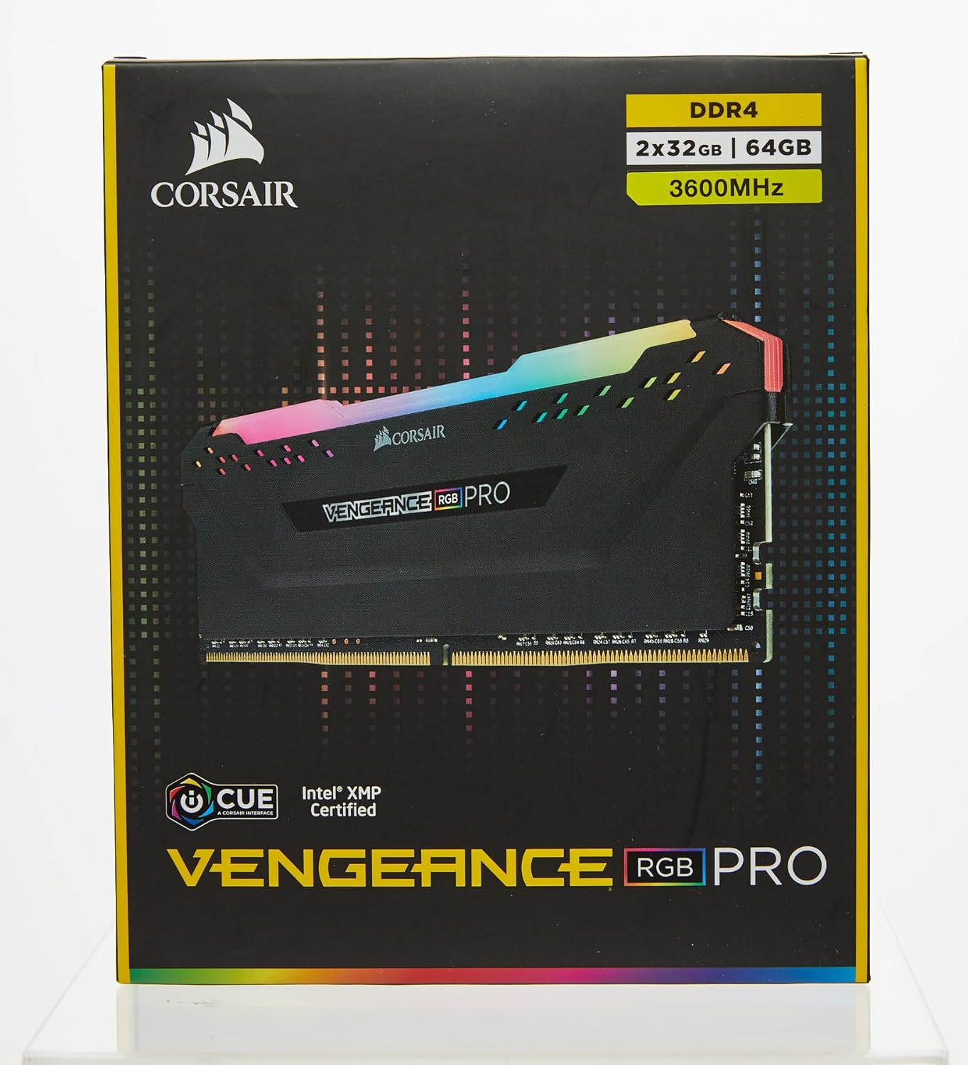 Corsair CMW64GX4M2D3600C18 Vengeance RGB PRO 64GB DDR4 3600MHz