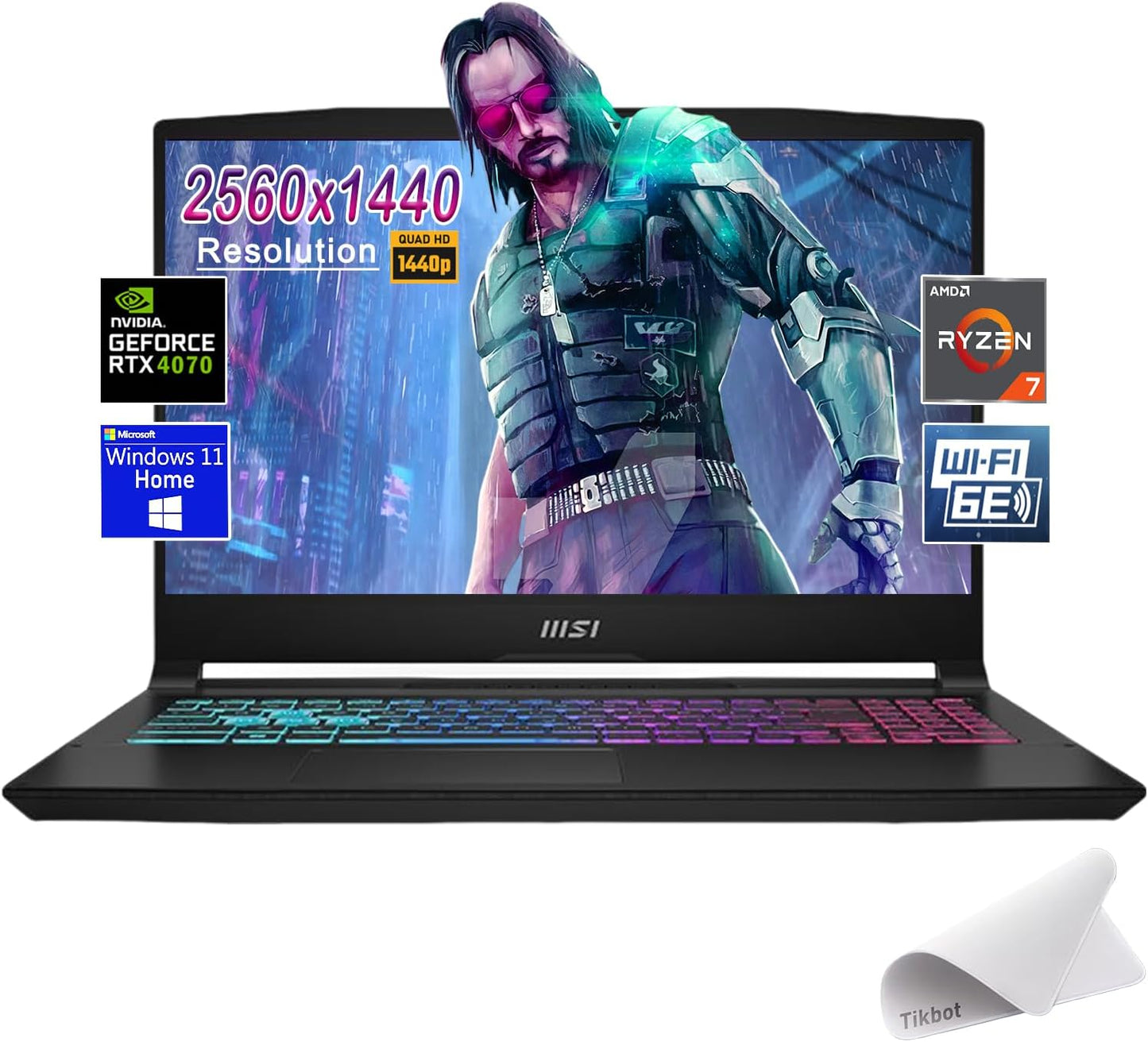 MSI 9S7-158N31 Katana A15 RTX 4070 QHD Gaming Laptop