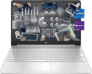 HP 15t i7 FHD Touchscreen Business Laptop — main product image