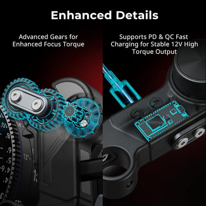 SmallRig 4296 Wireless Follow Focus Kit (Lite) Handwheel Controller