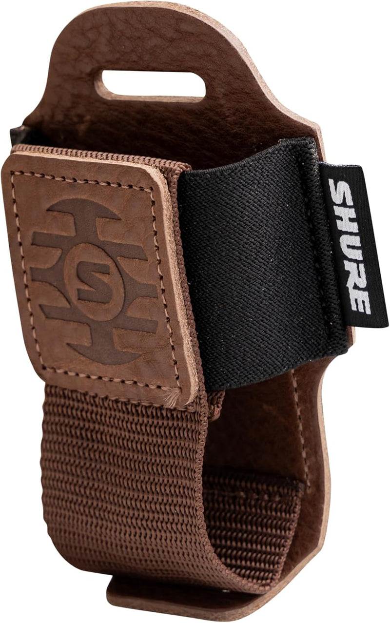 Shure SH-BODYPACK-PBN-L Leather Wireless Bodypack Pouch — main product image