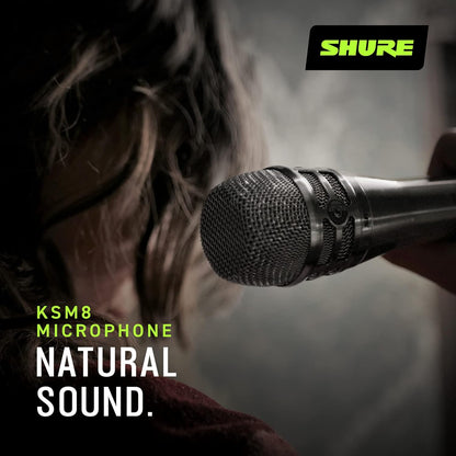 Shure KSM8/N Dualdyne Vocal Microphone Nickel Dynamic