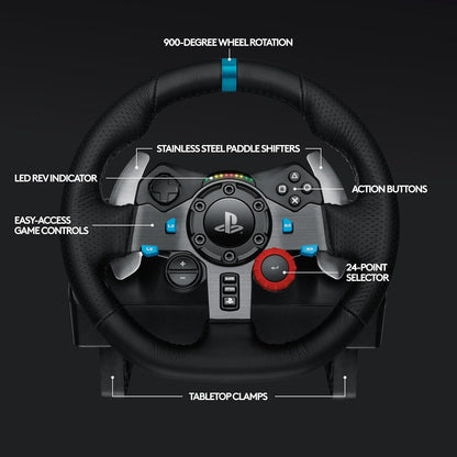 Logitech 941-000110 G29 Racing Wheel PS5/PS4/PC