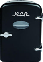 RCA RMIS129-BLACK Arctic Chef Mini Retro 6-Can Refrigerator