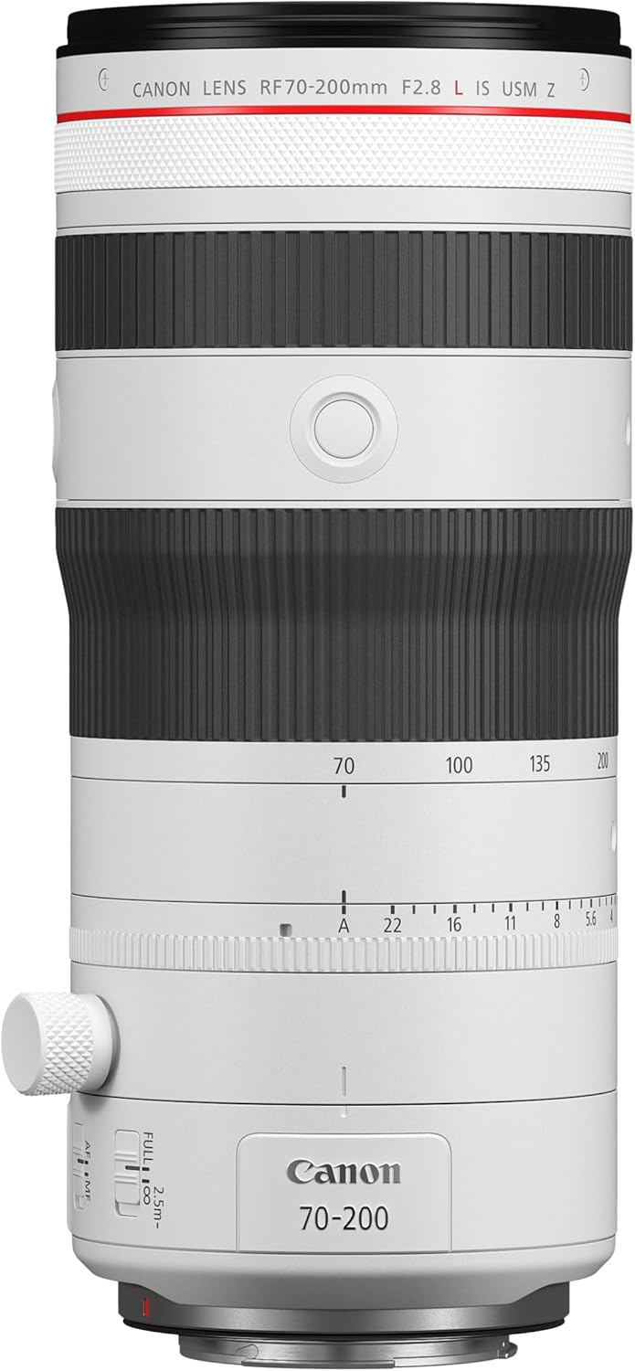 Canon 6594C002 RF 70-200mm F2.8 L USM Z White Lens