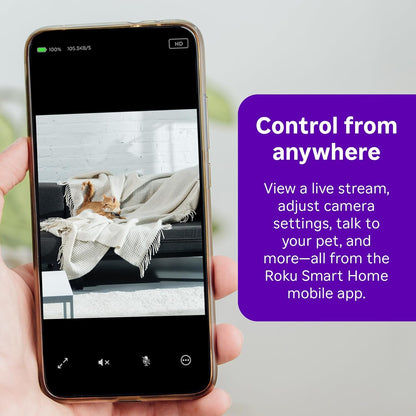 Roku SCS11R2 Indoor Camera 2-Pack Security