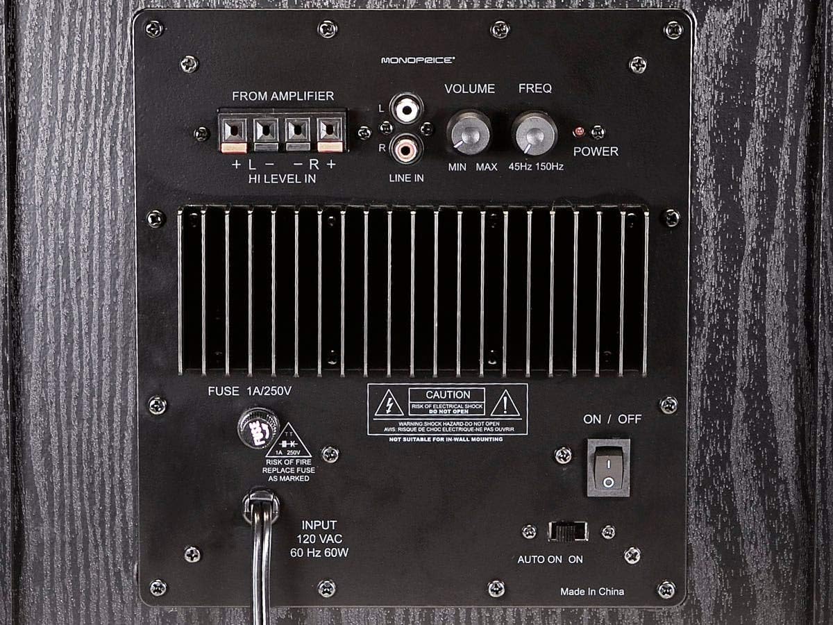 Monoprice 108248 8-Inch 60-Watt Powered Subwoofer