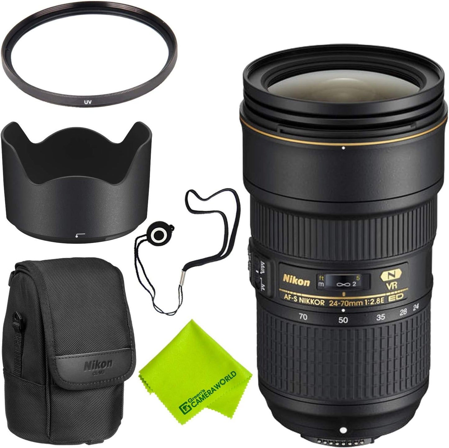 Nikon 20052 AF-S 24-70mm f/2.8E ED VR Lens