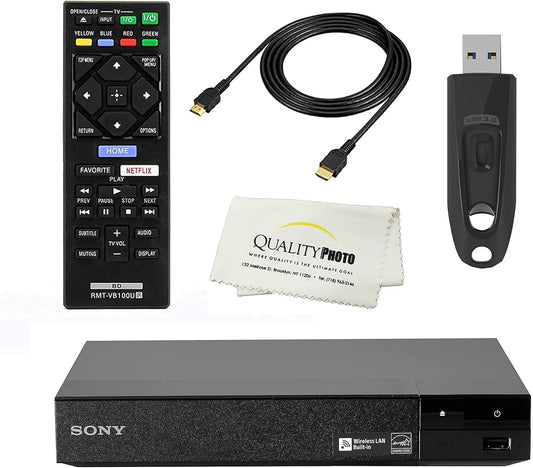 Sony BDP-BX370 Blu-ray Player with Wi-Fi & HDMI Cable