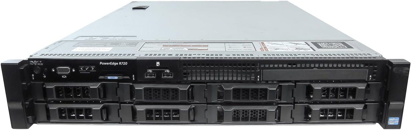 Dell Dell PowerEdge R720 Server - 2 x 2.60Ghz, 192GB RAM, 8 x 2TB (Renewed)