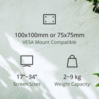 AOC AM400G Single Monitor Arm Desk Mount Vesa
