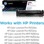 HP W2113X 206X Magenta High-Yield Toner Cartridge