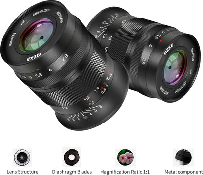 Meike 60mm f2.8 APS-C Macro Lens for Canon EF-M