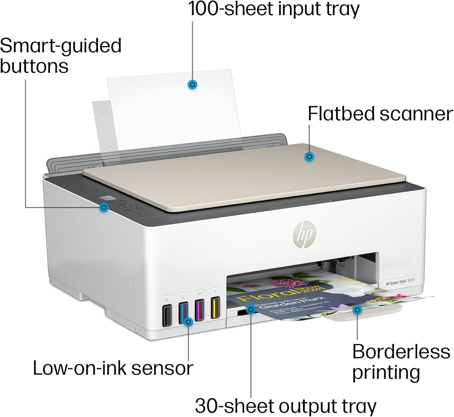 HP 5000 Smart-Tank Wireless Ink-Tank Printer