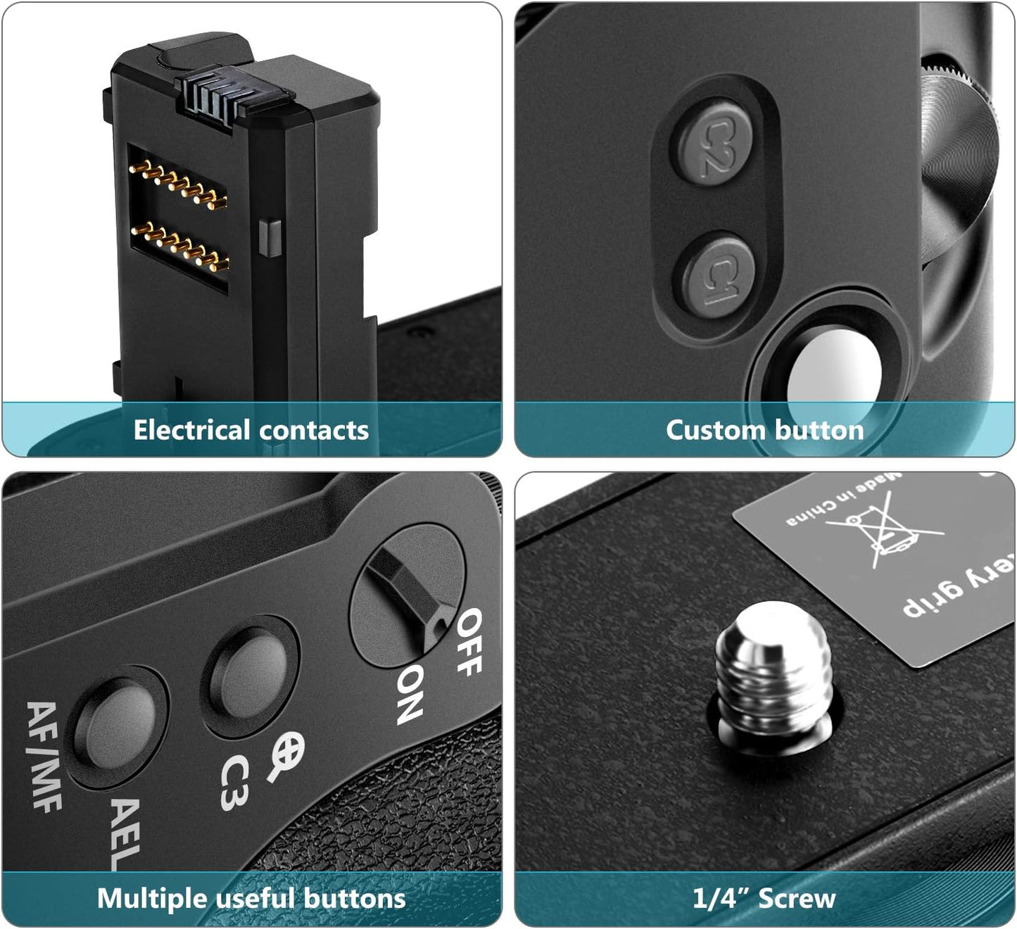 Neewer 10086790 Battery Grip for Sony A7 II A7R II