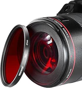 Neewer 10081471@@##1 67mm Full Red Camera Lens Filter — main product image