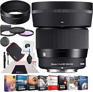 Sigma E4SG56F14MFT 56mm F1.4 DC DN Micro Four Thirds Lens — main product image