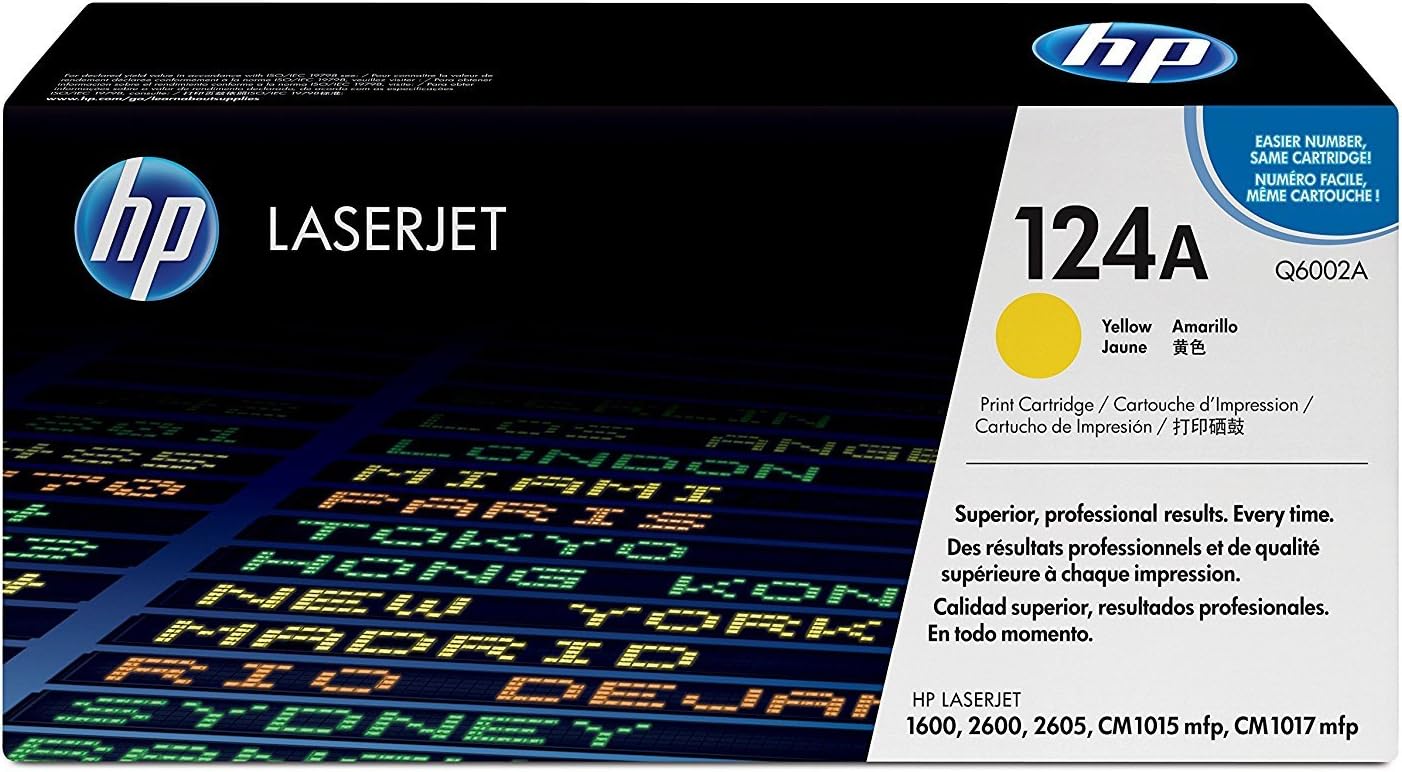 HP HPCE259A 124A Q6000A Toner Cartridge 4-Color Set