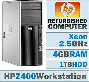HP Z400 Workstation Xeon W3505 4GB 1TB HDD