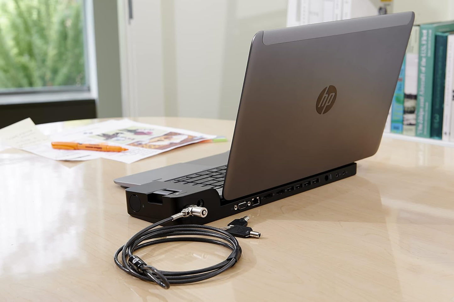 HP D9Y32AA UltraSlim Docking Station + 65W Adapter