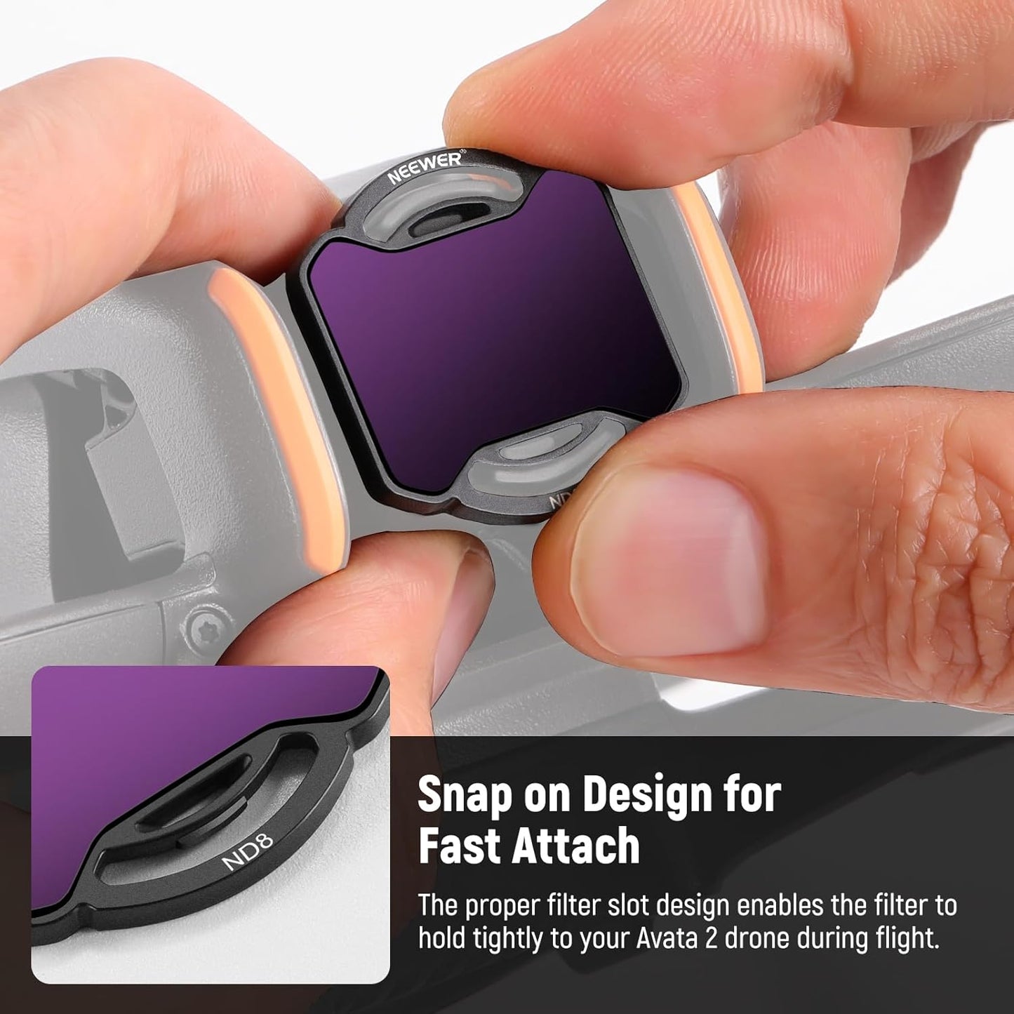 NEEWER Snap On ND Filter Set DJI Avata 2