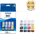 Epson T522120-BCS 522 EcoTank Ink Bottle Combo Pack