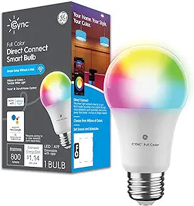 GE CLEDA199CD1/BSS1P CYNC Smart LED Color Bulb — main product image