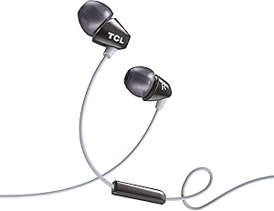 TCL SOCL100BK Socl 100 In-Ear Wired Earbuds - Phantom Black