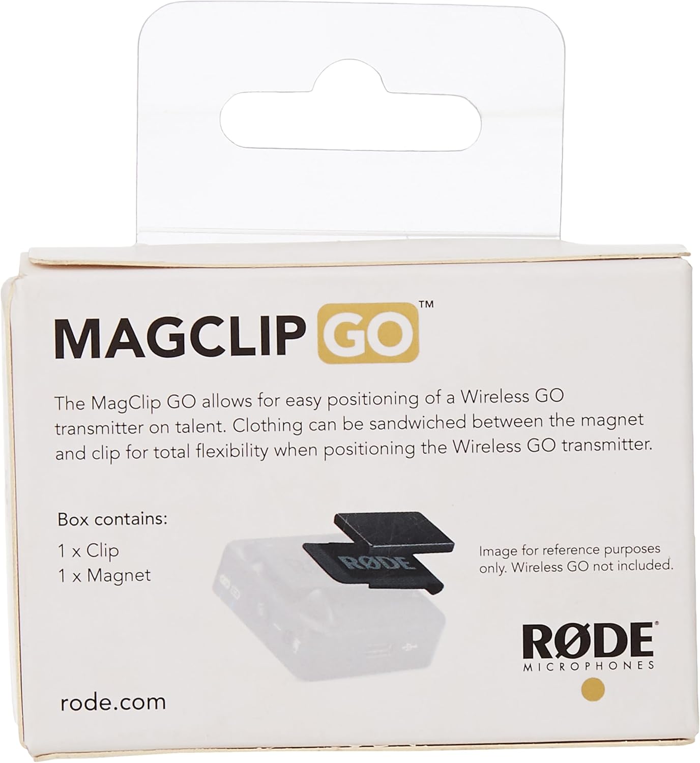 Rode MAGCLIPGO Magnetic Clip Wireless GO Microphone