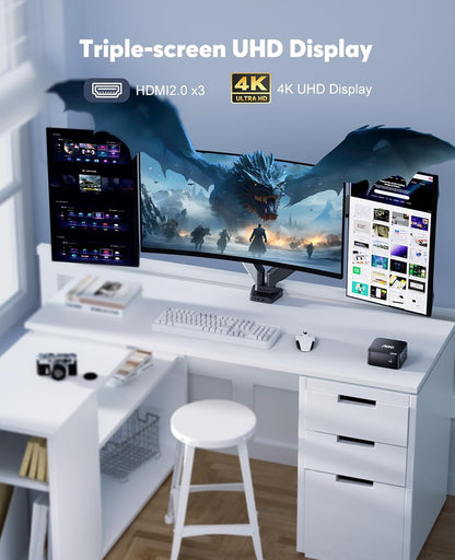 AOC Celeron T8PLUS Mini PC N97 16GB RAM 512GB SSD