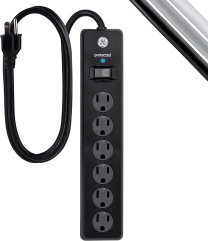 GE 47224 6-Outlet Surge Protector 3ft Cord