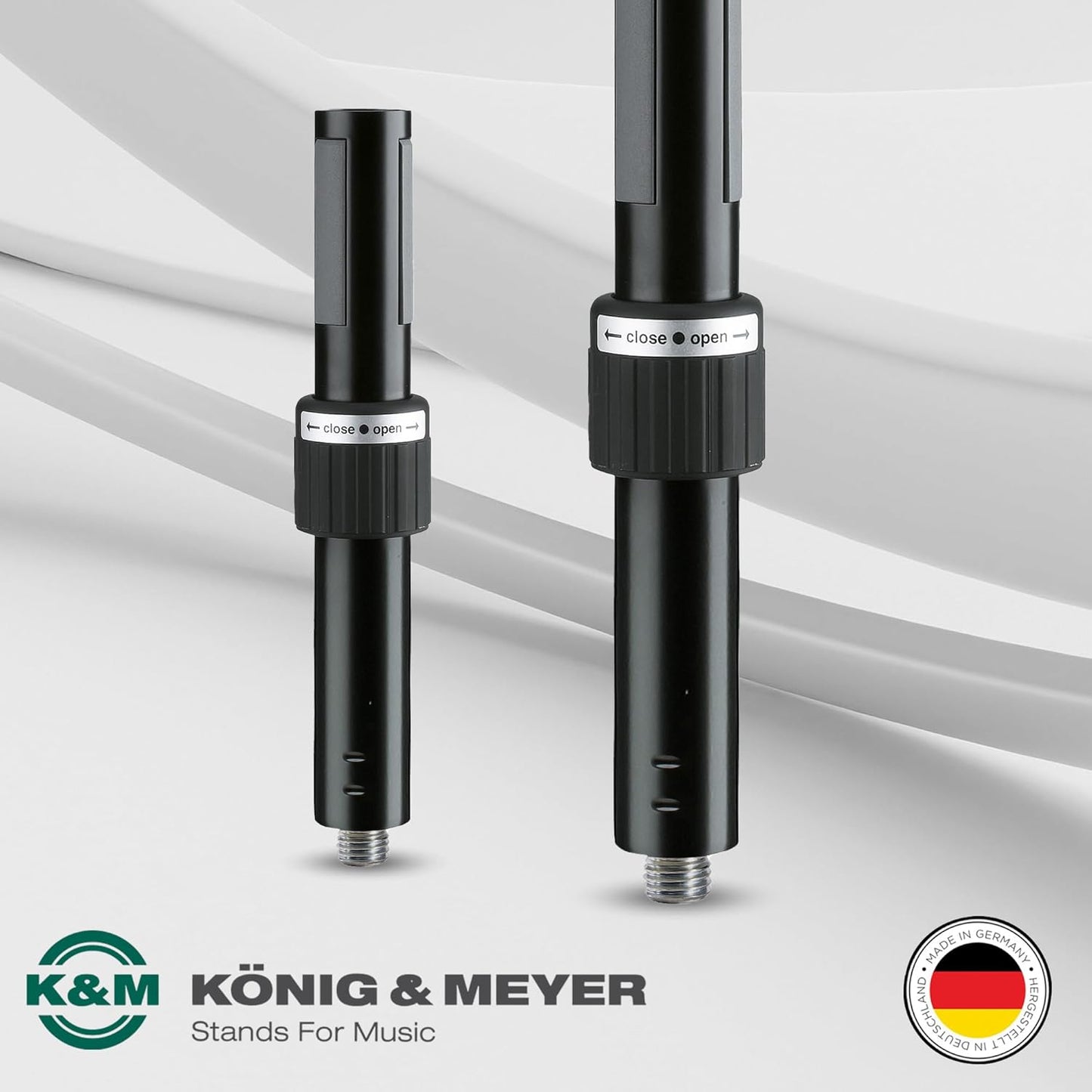 K&M 21447 Distance Rod Ring Lock PA Speaker Stand