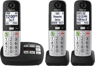 Panasonic KX-TGU433B - Cordless Phone - Large Display - Call Block