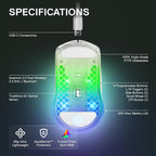 SteelSeries 62612 Aerox 3 Wireless RGB Gaming Mouse