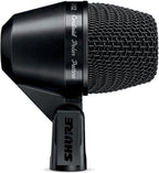 Shure PGA52 Kick Drum Microphone Bundle XLR Cable Stand